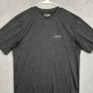 Alaskan Hard Gear T-Shirt Crew Neck Tee Mens Medium Dark Gray Short Sleeve Logo